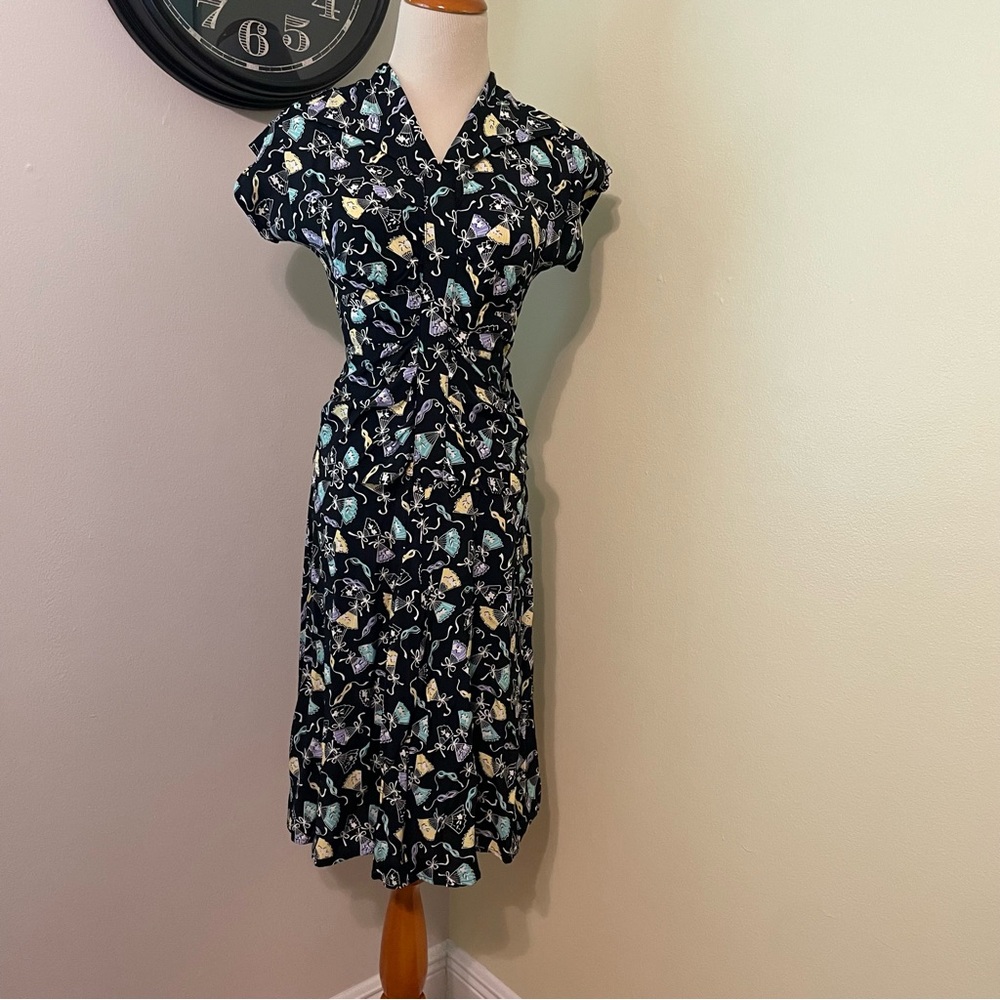 Trashy Diva Mardi Gras Bustle Betty Dress Size 2 Like New